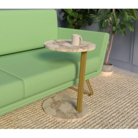 Resim C Sehpa – Mdf Üst Tablalı, Metal Gövdeli Yan Sehpa | Laptop Sehpası 