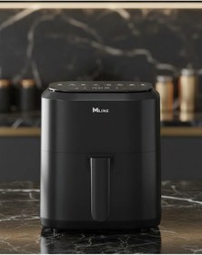 Resim Universal 4 Litre 1360w Dokunmatik Yağsız Airfryer Sıcak Hava Fritözü 