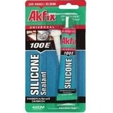 Resim Akfix Şeffaf Suya Dayanıklı Silikon Mastik 50 ml - Onarım ve Yalıtım İçin Dayanıklı Dolgu Malzemesi 