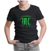 Resim Lord T-Shirt Matematik - Pi 10 Siyah Çocuk Tshirt 