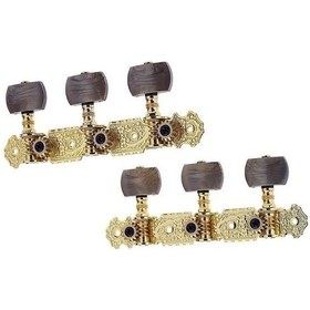 Resim Alice Aos-020B4P Klasik Gitar Burgu Seti-3+3 Lü Set 