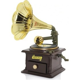 Resim Just Cheap Store Gramafon Müzik Kutusu 