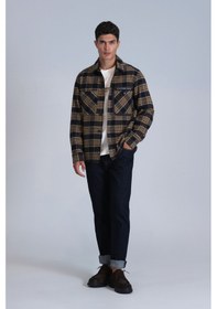 Resim Lufian Erkek Hammer Basic Slim Fit Gömlek 112010663 Lacivert Lacivert 