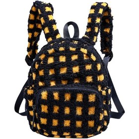 Resim Charhp&kejnt Resmi Orijinal Sonbahar Ve Kış Peluş Arı Sırt Çantası Günlük Öğrenci Çok Yönlü Banliyö Sırt Çantası Siyah 