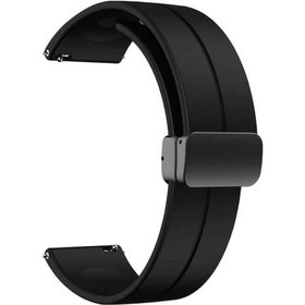 Resim Apsuwa Vestel Uyumlu Akıllı Saat 2 Kordon Kayış D-buckle Mıknatıslı Silikon 22/dbk 