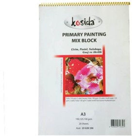 Resim Ponart Kosida Primary Painting Mix Blok Spralli A3 Karma Resim Defteri 