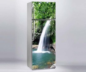 Resim Buzdolabı Sticker Kaplama Dolap Kaplama Etiketi Akan Şelale 