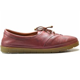 Resim Onlo Ayakkabı E33 Deri Bordo Ortopedik Kadın Casual Ayakkabı Bordo 