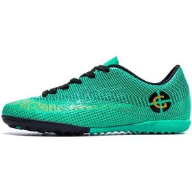 Resim Unisex Konfor Kaymaz Futbol Ayakkabısı Yeşil 
