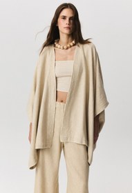 Resim Erica Panço - Natural/Off White / Standart Beden 