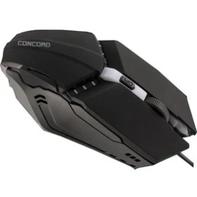 Resim Concord C-21 Kablolu 2400 Dpı Rgb Işıklı Oyuncu Mouse 