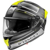 Resim Premier Evoluzione SP Y BM Kask Gri - Sarı 