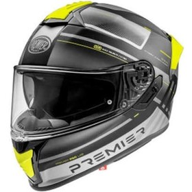 Resim Premier Evoluzione SP Y BM Kask Gri - Sarı 