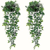 Resim 2 Adet Yapay Mandala Sarmalı - Ev, Ofis & Dış Mekan Dekoru İçin Mükemmel | Oturma Odası, Banyo, Düğünler & Doğum Günleri İçin İdeal 