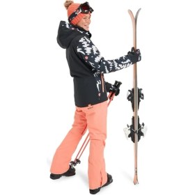 Resim Roxy Free Jet Kadın Gri Kayak Montu.6457 