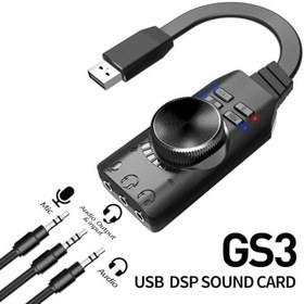 Resim PrimeX Plus PX-GS3 Plextone GS3 Mark II Sanal Gaming 7.1 Kanal USB Ses Kartı, Gaming Ses Kartı PUBG ve Lol Ses Efektleri Dahil, Mikrofon ve 3.5mm Çift Kulaklık Ses Jakı Stereo Ses Kartı Dönüştürücü 