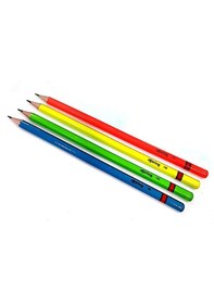 Resim Rotring 4 Adet Kurşun Kalem Yeşil,mavi,sarı,turuncu 