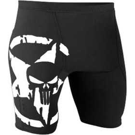 Resim Dijital Baskılı Punisher Tasarım Rashguard Şort Rgs320 