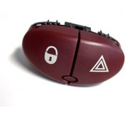 Resim parçazamanı Peugeot 206 1998-2016 Dörtlü Flaşör Düğmesi 