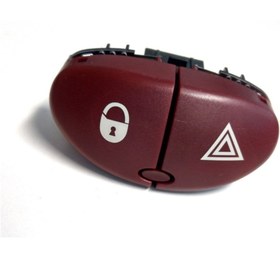 Resim parçazamanı Peugeot 206 1998-2016 Dörtlü Flaşör Düğmesi 