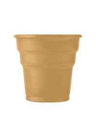 Resim Omeyva Dayanıklı Mika 23 Cm. Altın Sorfa Piknik Seti - 48 Kişilik Tabak Bardak Çatal Kaşık Takımı 