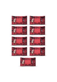 Resim 9 Paket Red Rose Islak Havlu Mendil 90 Adet Kapaklı Gül Kokulu 2'li 