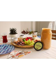 Resim Laçoko Şekersiz Katkısız Glutensiz Doğal Çifte Kavrulmuş Ballı Fıstık Ezmesi 1 KG 
