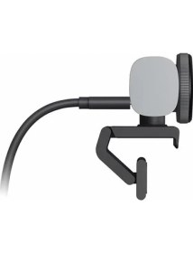 Resim Daisy Store Mx Ultra Hd 4K Web Kamerası, 60 Fps 1080P, Gürültü Önleyici Çift Mikrofon, Usb-C, Web Kamerası Kapağı, Microsoft Teams, Zoom, Meet ile Uyumlu, Açık Gri 