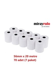 Resim MİRAY 56mmx20metre Termal Pos Rulosu 70 Adet 