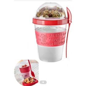 Resim Titiz Take'N Go Kaşıklı Yoğurt Kabı 