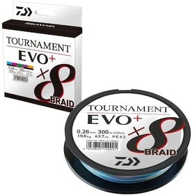 Resim Daiwa Tournament Evo+ 8B Multicolor İp Misina 300M - 20MM 