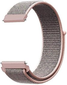 Resim Microsonic Samsung Galaxy Watch Active 2 44mm için Hasırlı Kordon Woven Sport Loop Rose Gold [Galaxy Watch Active 2 44mm ile Uyumlu Kordon - Rose Gold] 
