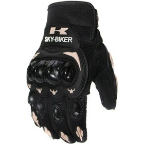 Resim Mdsj Sky Dokunmatik Ekran Motosiklet Eldivenleri, Sıcak Ve Kaymaz, Kış Ve Sonbahar Kullanımı Gri 