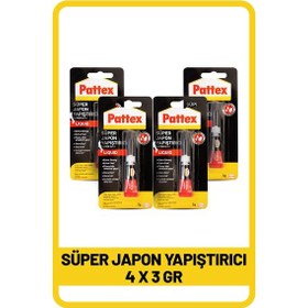 Resim Pattex Japon Yapıştırıcısı 4 x 3 G 
