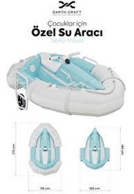Resim Darth Craft Splash Çocuklar İçin Elektrikli Su Taşıtı Turkuaz 