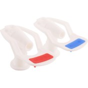 Resim Ruosui Su Sebili Yedek Basmalı Tip Beyaz Plastik Musluk Musluğu 2 Adet (Yurt Dışından) 