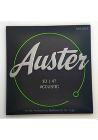 Resim Auster Aas1047 Takım Tel Akustik Gitar Teli 10-47 