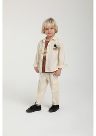 Resim Xo Kids Erkek Çocuk Gömlek 1-4 Yaş 2557 Ekru 