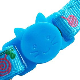 Resim Karikatür Kedi Tasmaları Yavru Köpek Evcil Hayvan Malzemeleri Sevimli Kedi Başı Küçük Köpek Tasması Ayarlanabilir Yavru Kedi Ne - Yellow 