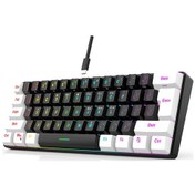 Resim Lemestar 61 Tuşlu Rgb Aydınlatmalı Oyun Klavyesi - Ergonomik Tasarım, Usb-c Bağlantı, Kompakt Ve Taşınabilir 