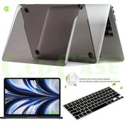 Resim CEPCASE Macbook Pro 16.2'' 2021 A2485 Kılıf Kristal Şeffaf Kapak Ekran Koruma Klavye Koruma Set 