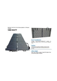 Resim 1800 Watt Katlanabilir Solar Panel 1.8 Kw Katlanabilir Güneş Paneli 