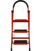 Resim 3 Basamaklı Metal Merdiven 1.30 Metre 