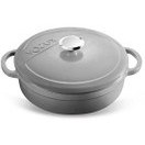 Resim Kitchenware Gracieuse Gri Sığ Döküm Tencere 24 Cm Voeux