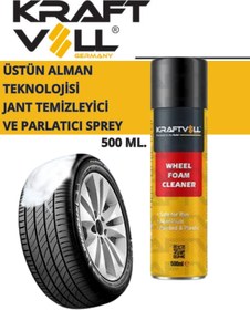 Resim Kraftvoll Jant Temizleyici ve Parlatıcı Köpük Sprey 500 Ml (Made in Germany) 