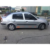 Resim Clio 2 Yan Marşpiyel Takımı - Plastik - Hb - Sedan Parlak Siyah 