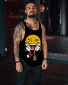 Resim Freeyez Smile Like Gym Fitness Tank Top Sporcu Atleti 
