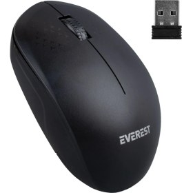 Resim Nlb Ticaret Everest Smw-88 USB 2.4ghz Siyah 1200 Dpı Kablosuz Mouse 