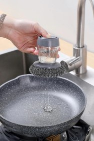 Resim Hazneli Plastik Bulaşık Teli 