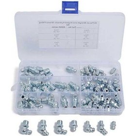 Resim Pazly A0828 80 Adet 45/90 Derece Açılı Ve Düz Hidrolik Gres Montaj Çeşitleri Kiti 